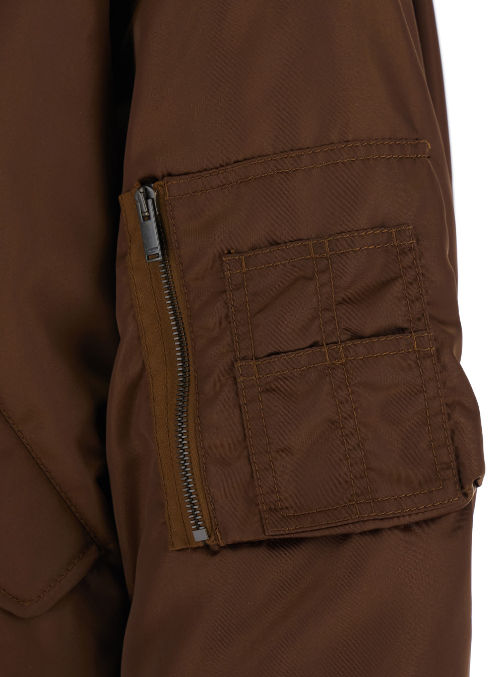 Saint Laurent Bomber Ample Tech Bril In Brown