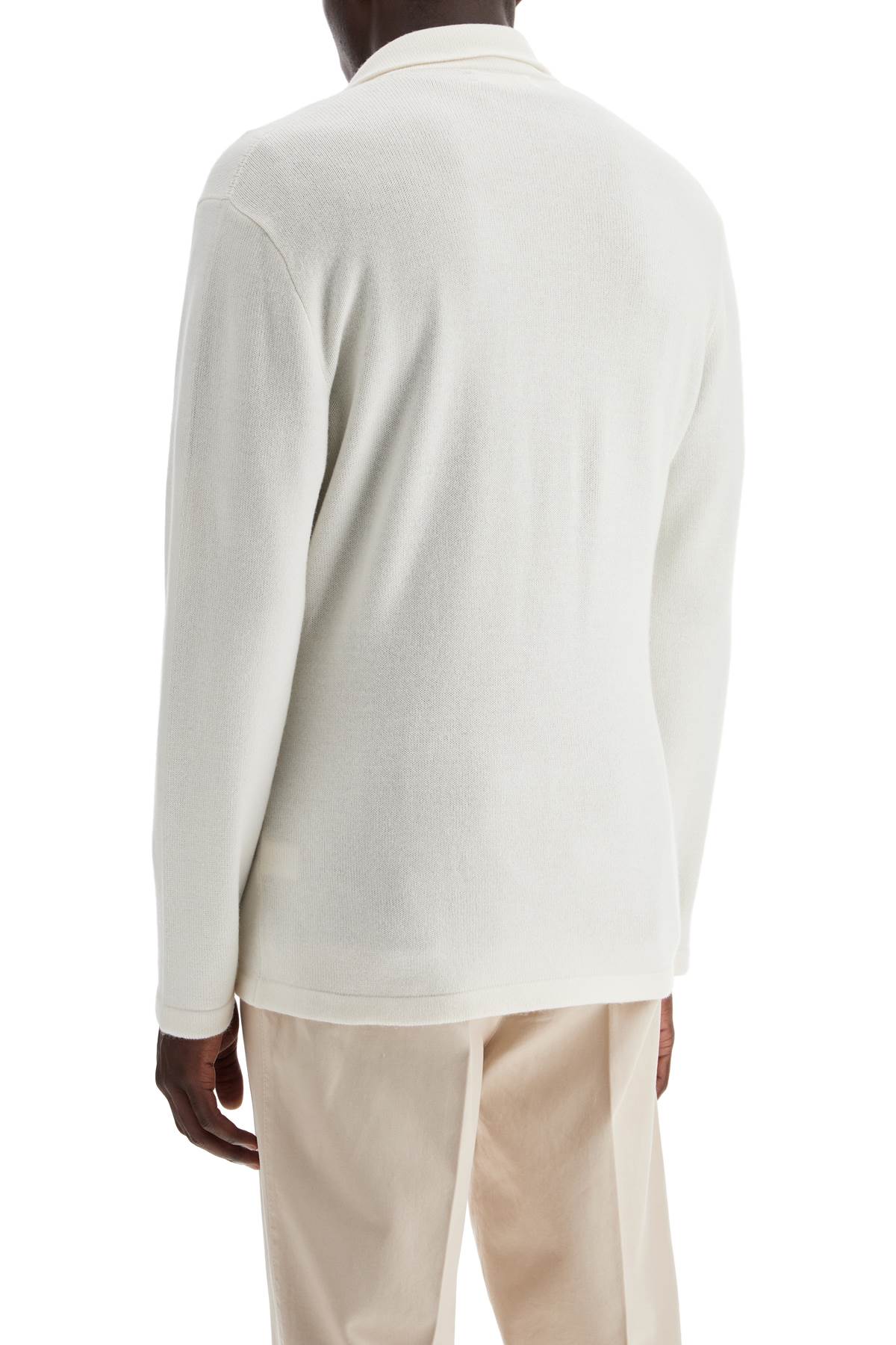 Shop Brunello Cucinelli Double-breasted Cashmere Cardigan In Panama (white)