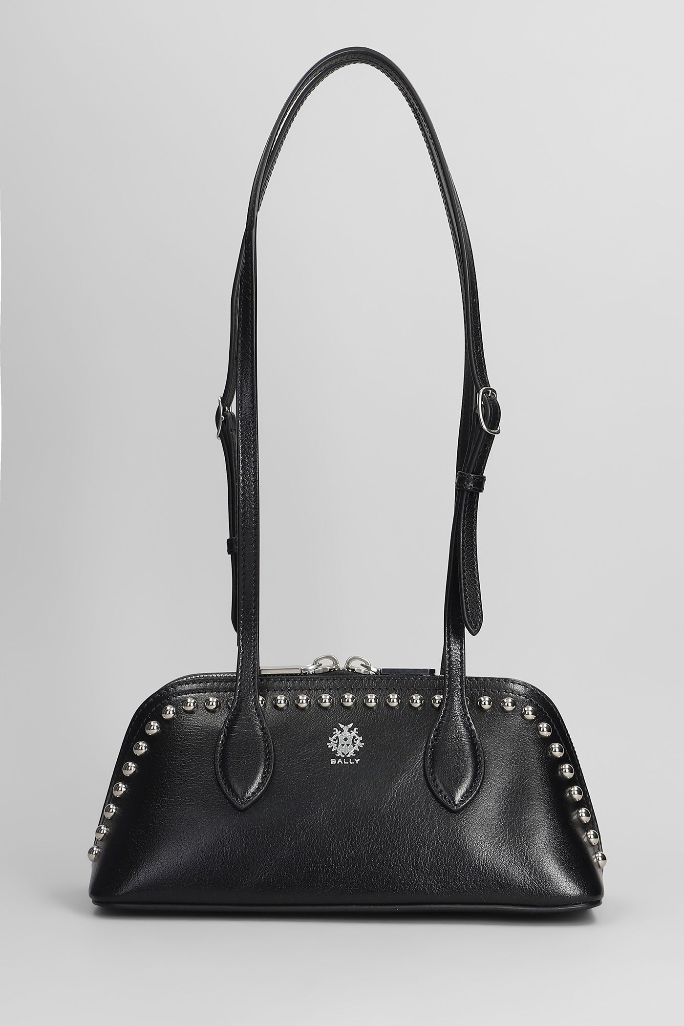 Praline S Shoulder Bag In Black Leather