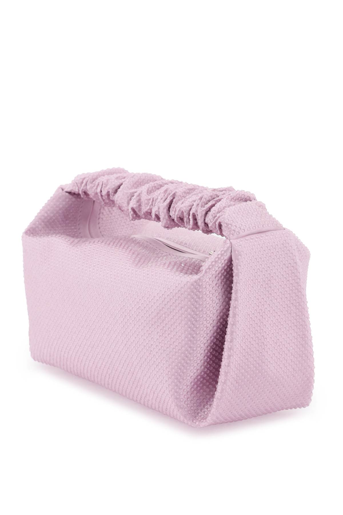 Shop Alexander Wang Scrunchie Mini Bag With Crystals In Winsome Orchid (pink)