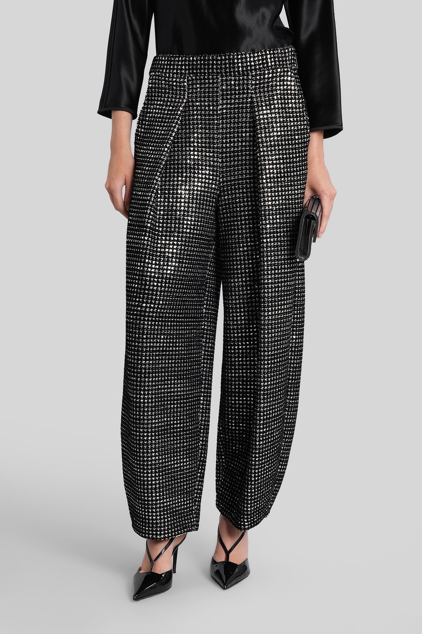 Giorgio Armani Pants In Black Polyester In Black