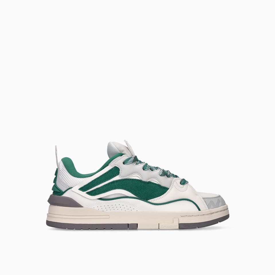Lil-ning Superwave Golden white Green Sneakers Aecs073-2