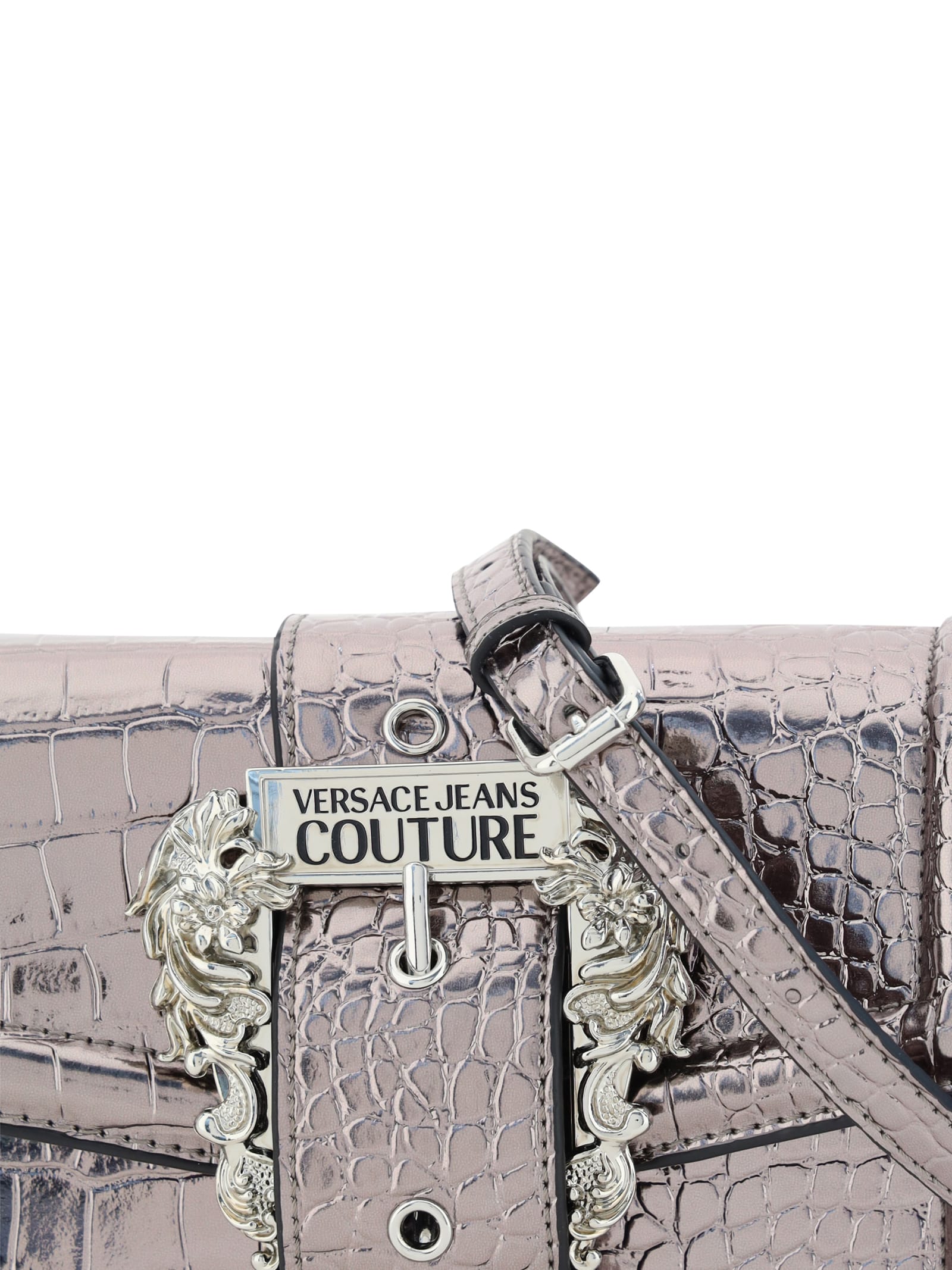 Versace Jeans Couture Shoulder Bag In Canna Di Fucile