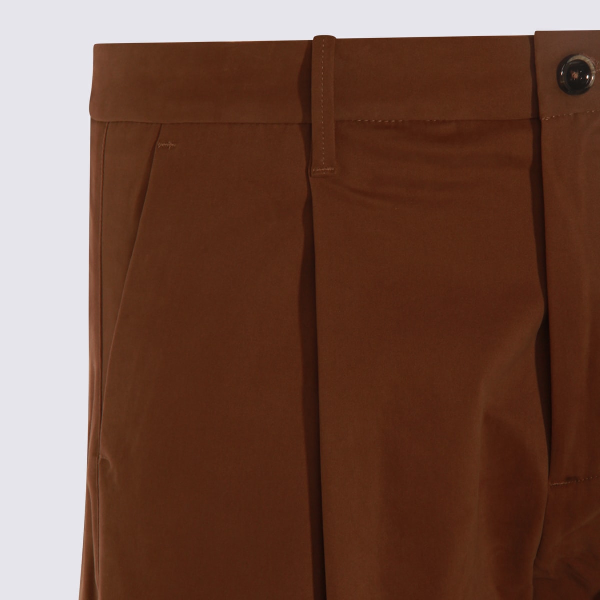 Nine In The Morning Giulio Straight-leg Pants In Brown