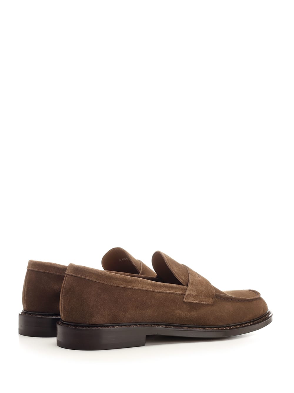 Shop Doucal's Dark Brown Loafer