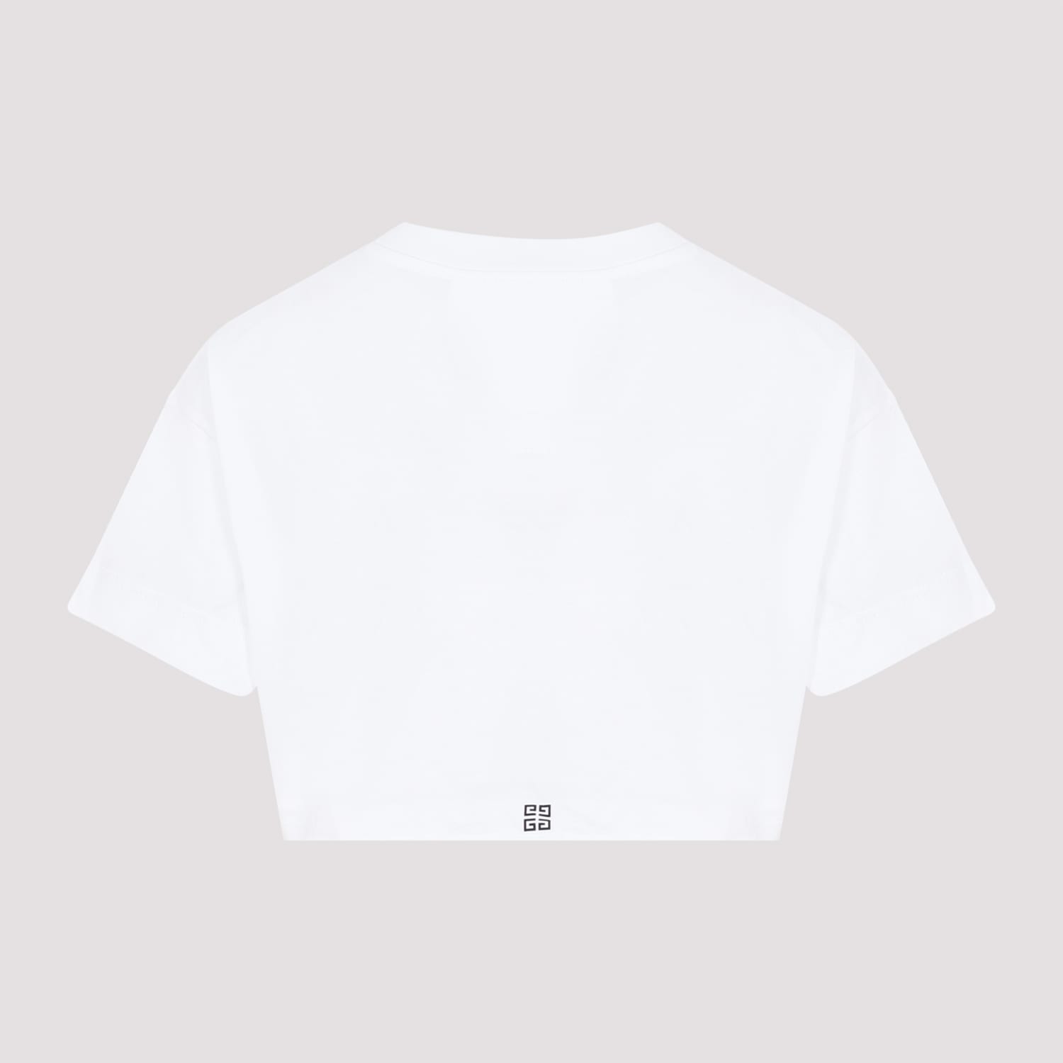 Shop Givenchy Cropped T-shirt In White