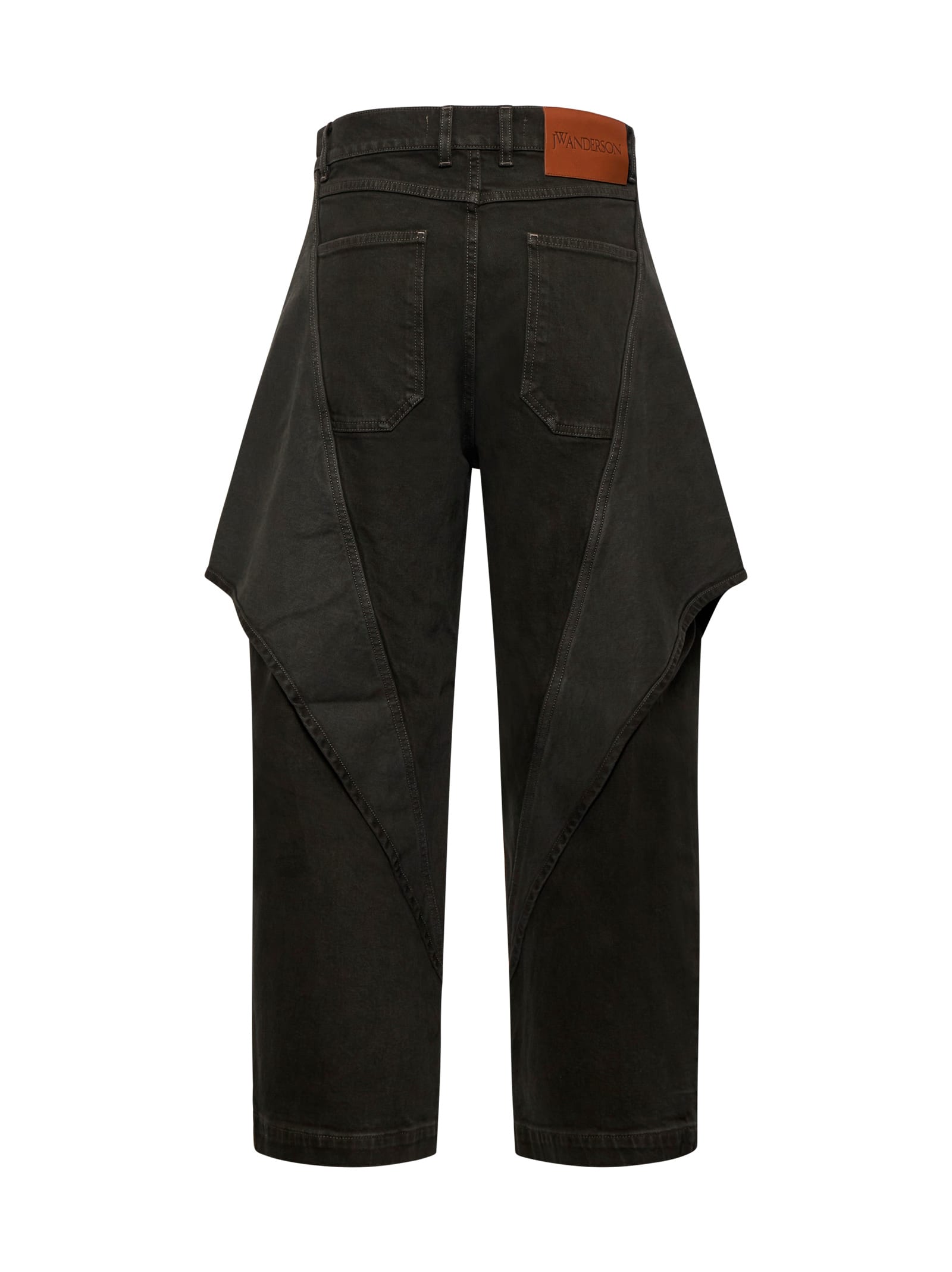 Shop Jw Anderson Jeans In Smoke