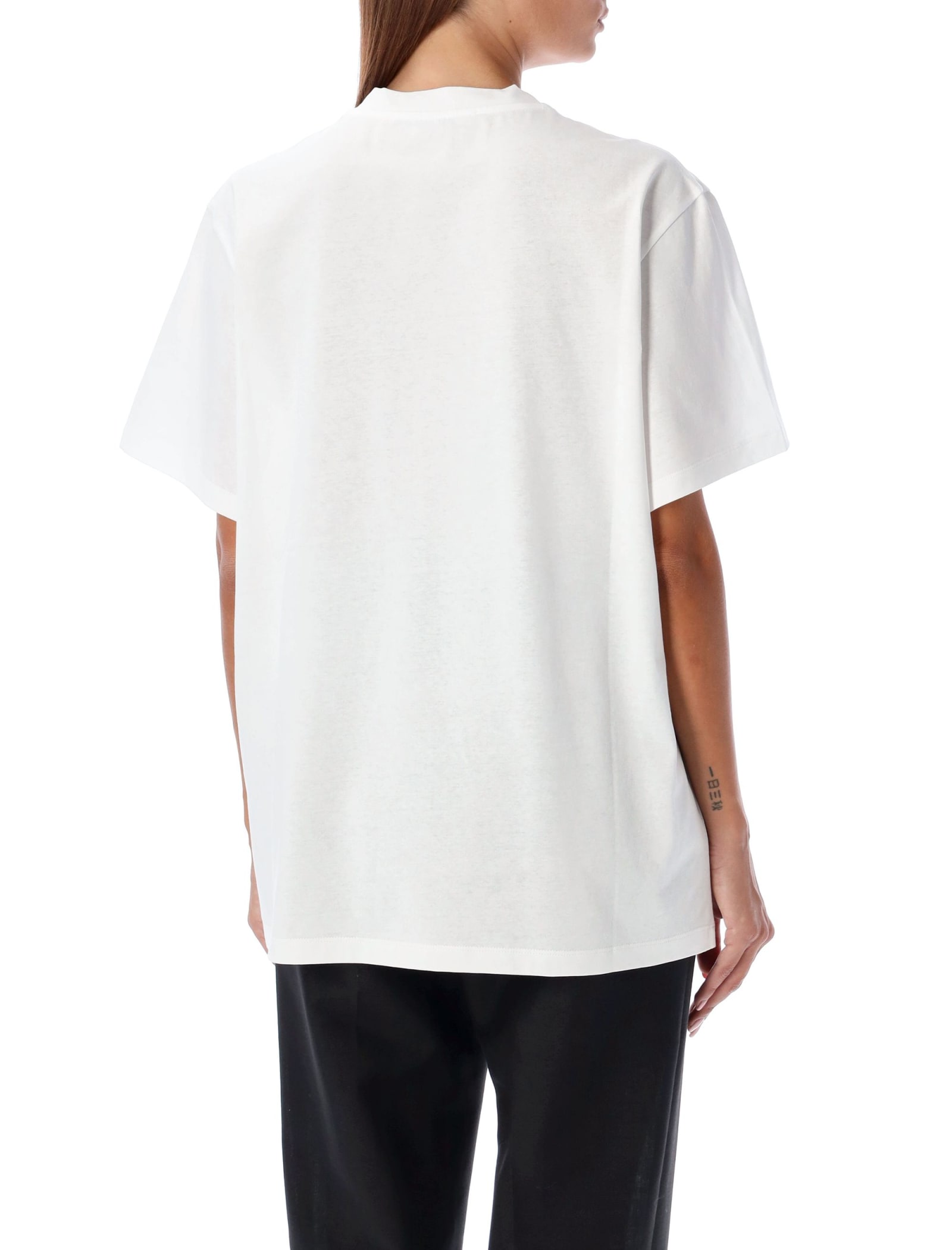 Stella Mccartney Women's Crystal Lips T-shirt In Pure White