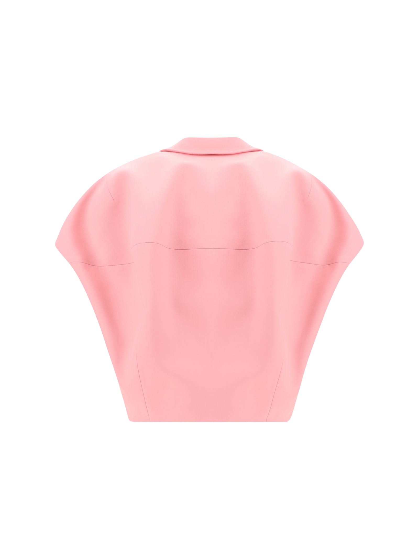 Shop Marni Vest In Pink Gummy
