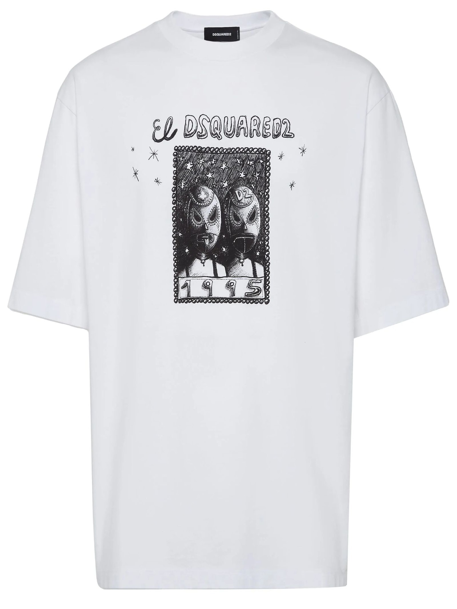 Shop Dsquared2 T-shirt With Print In White