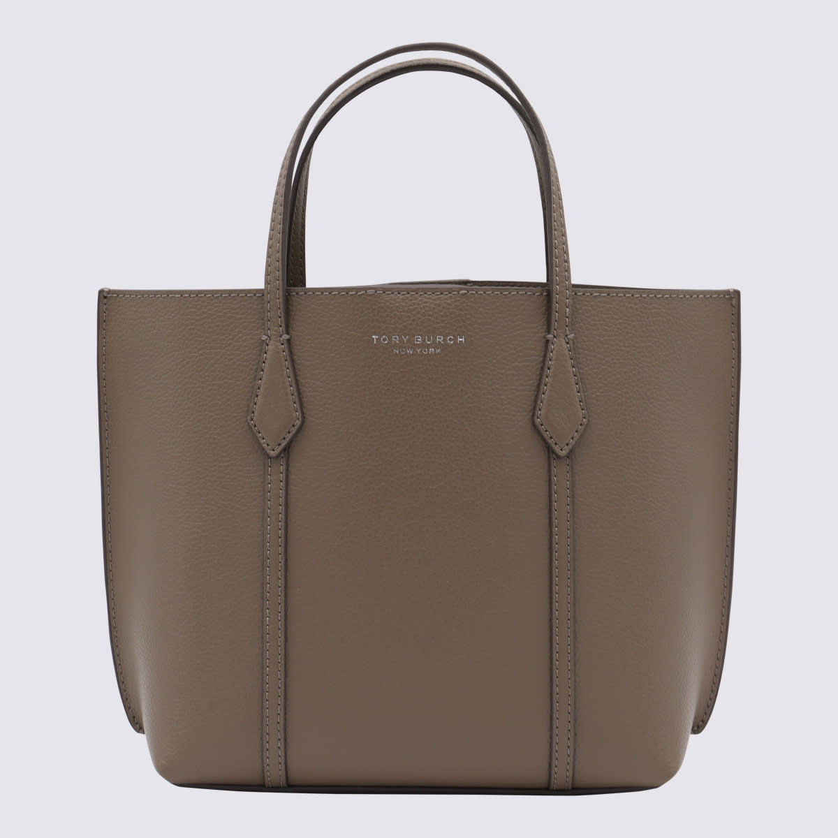 Tory Burch Brown Leather Small Perry Totes