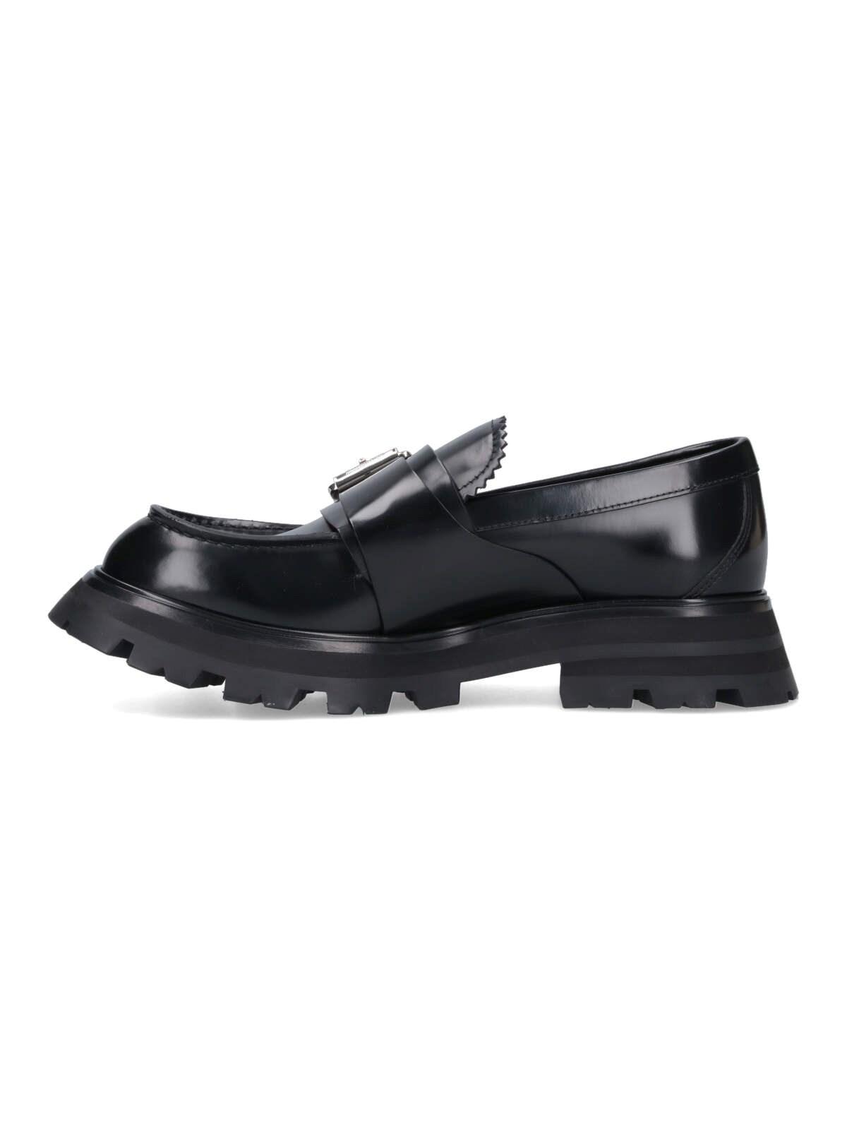 Shop Alexander Mcqueen Wander Loafers In Black