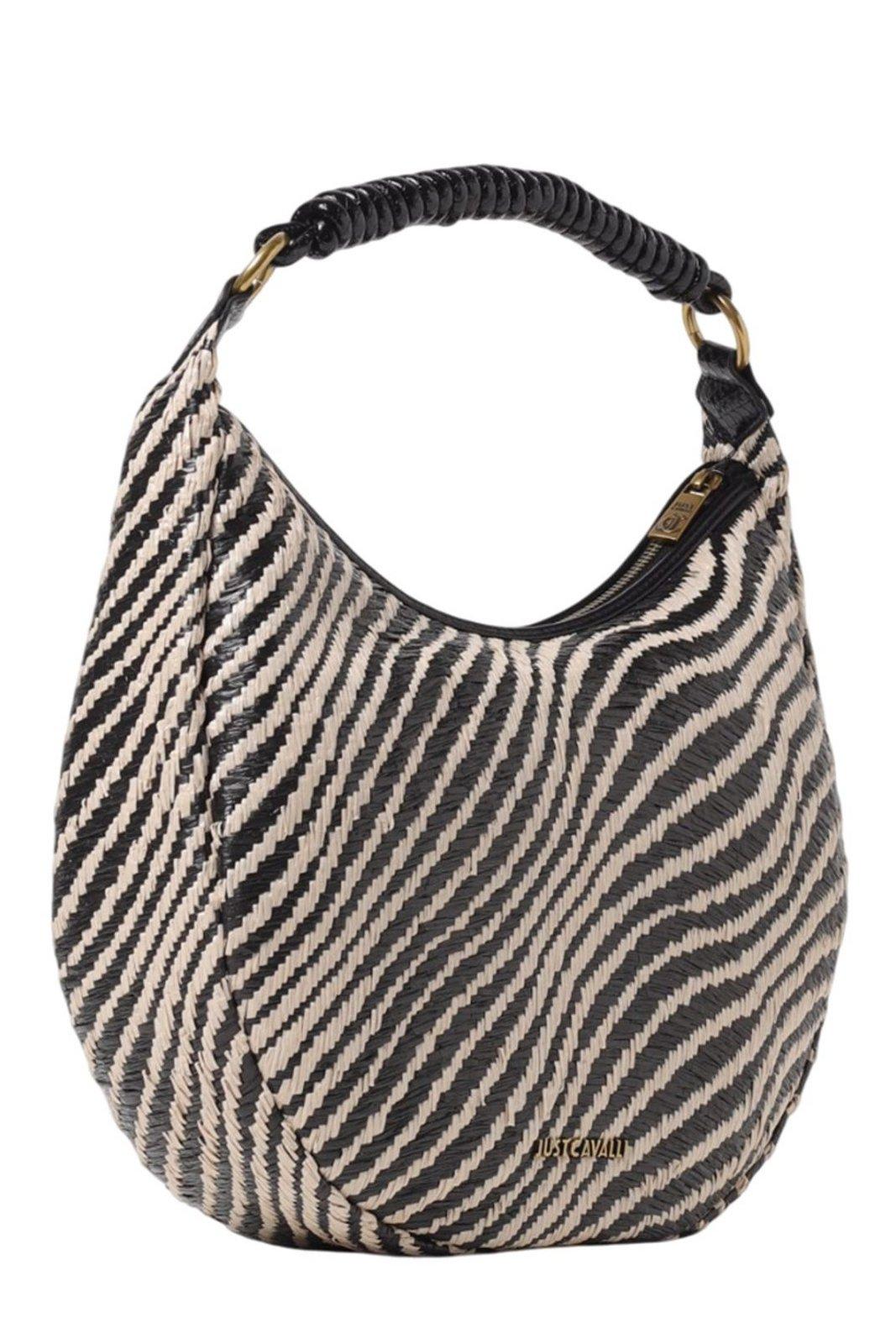Just Cavalli Zebra Printed Shoulder Bag