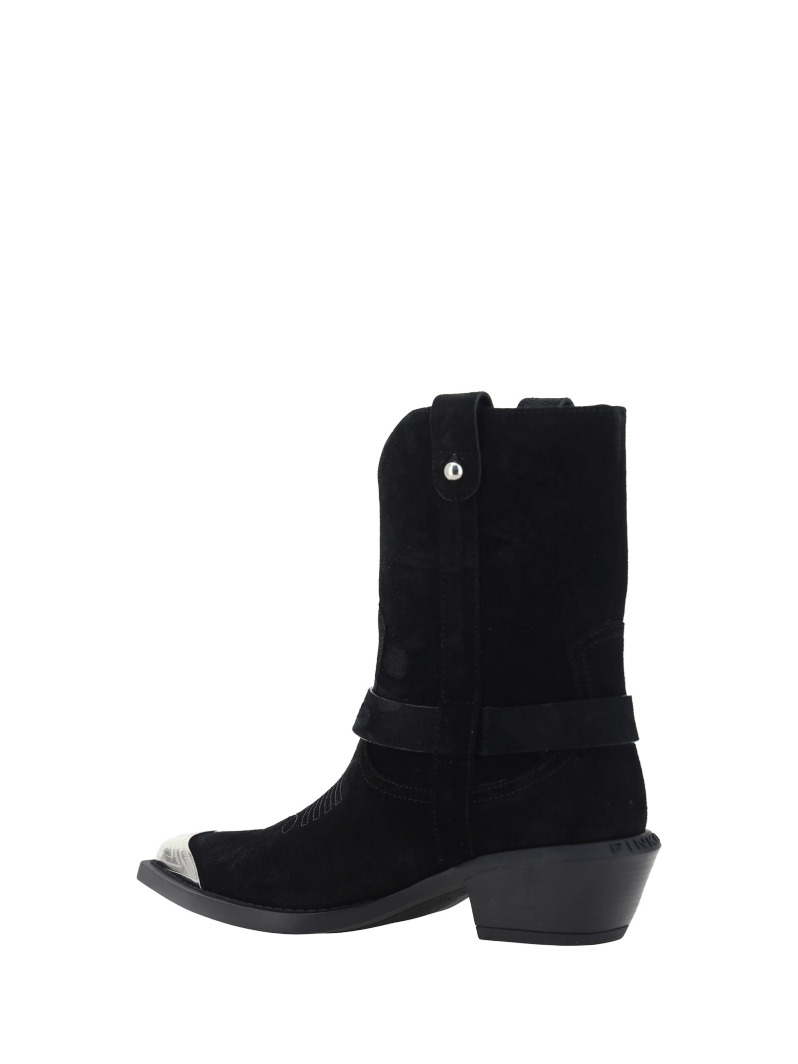 Shop Pinko Tex Ankle Boots In Black