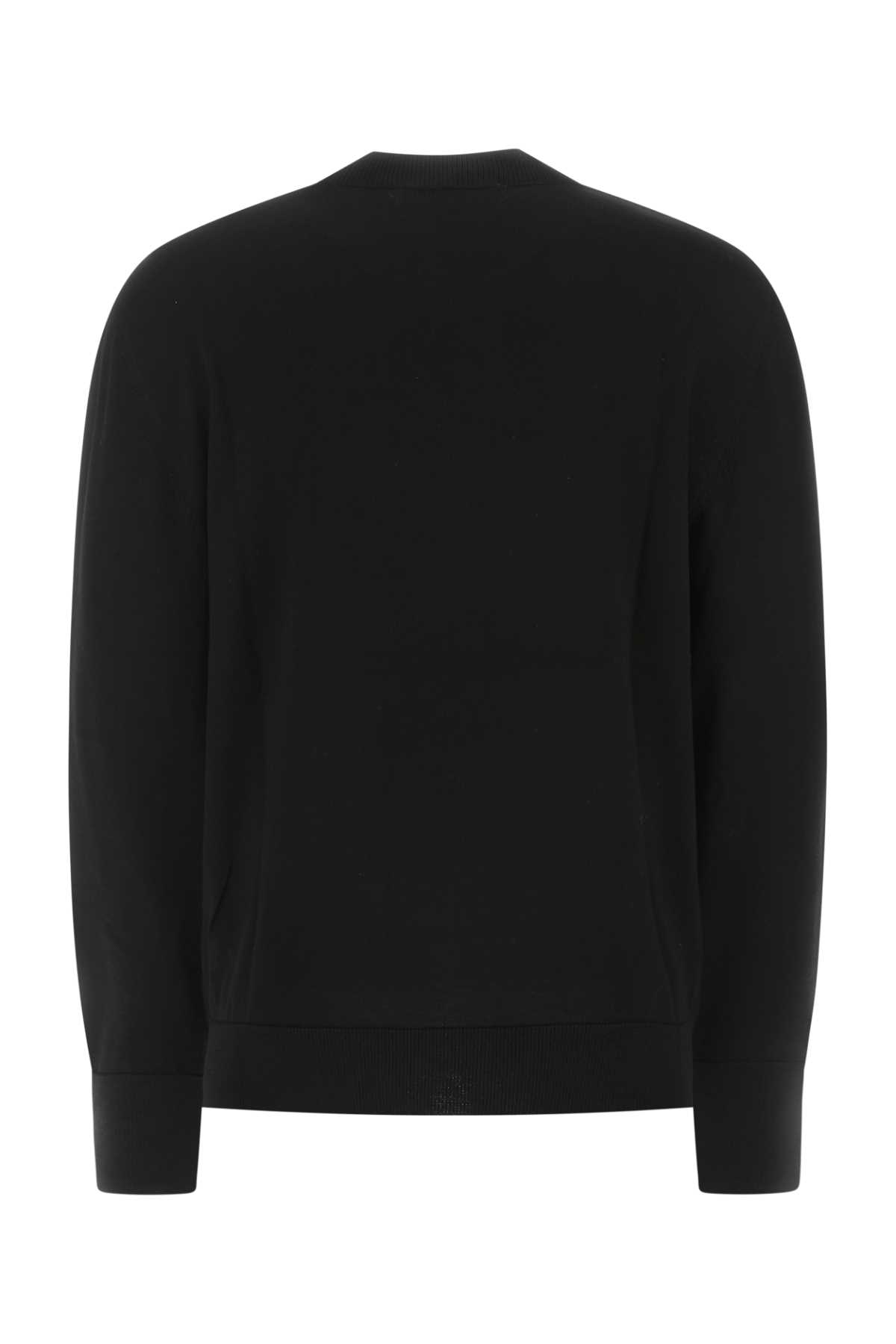 Versace Jeans Couture Black Wool Sweater In K42