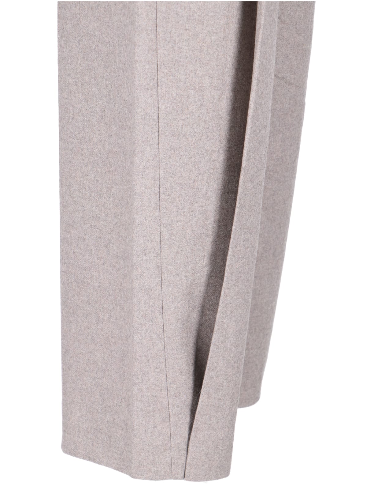 Filippa K Straight Trousers With Front Pleats And Back Pockets In Pink