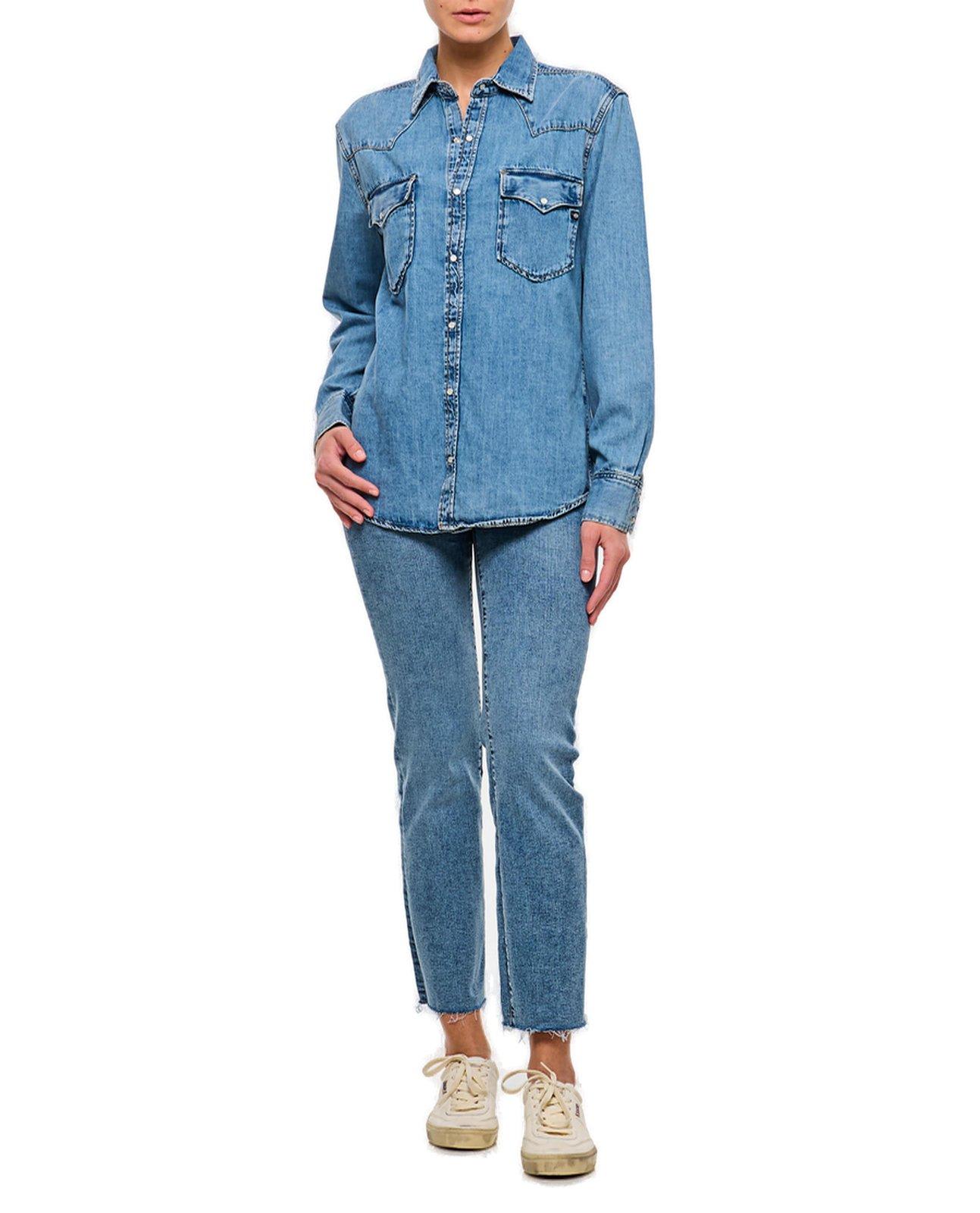 Frame Le Sleek Straight Jeans In Rowley Raw