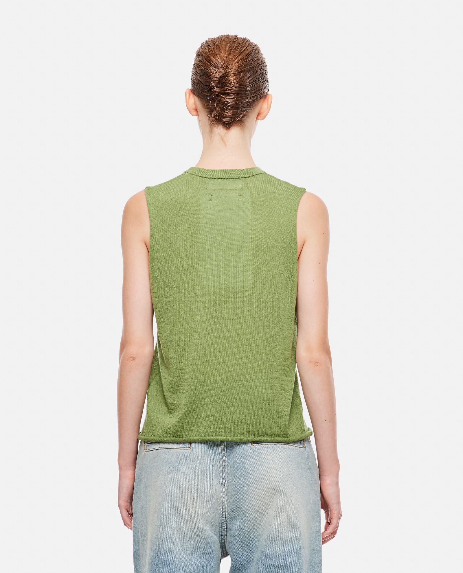 Shop Extreme Cashmere Plaisir Cashmere Top In Green