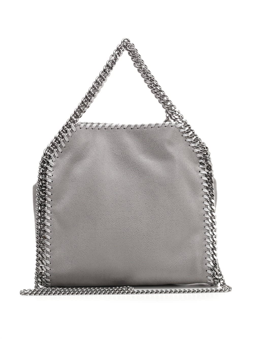 Stella Mccartney Falabella Mini Tote Bag In Grey