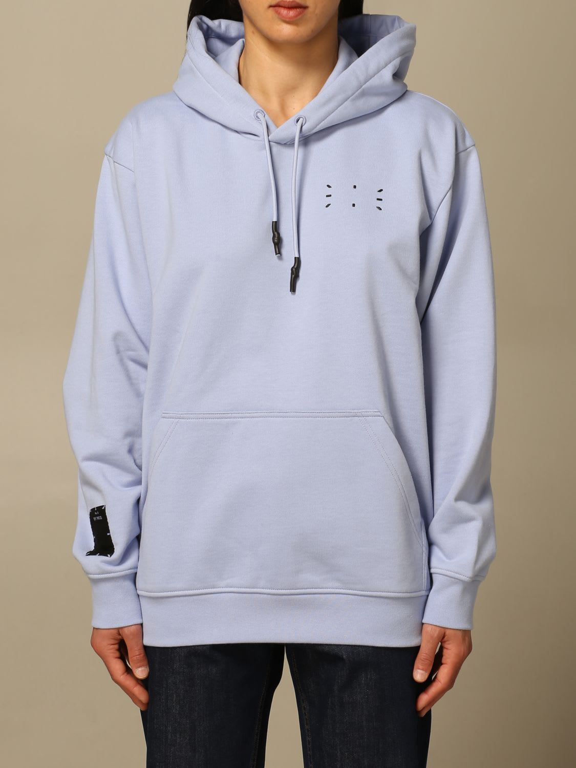 McQ Alexander McQueen Mcq Sweatshirt Relaxed Hoodie Ic-0 By Mcq In Cotton With Logo