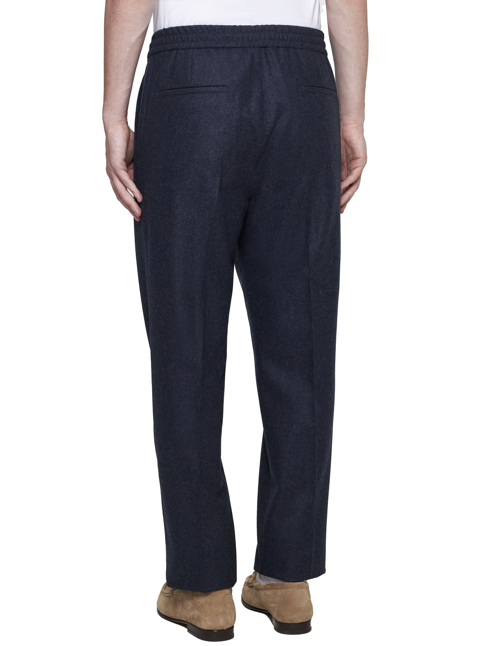 Shop Brunello Cucinelli Pants In Buio