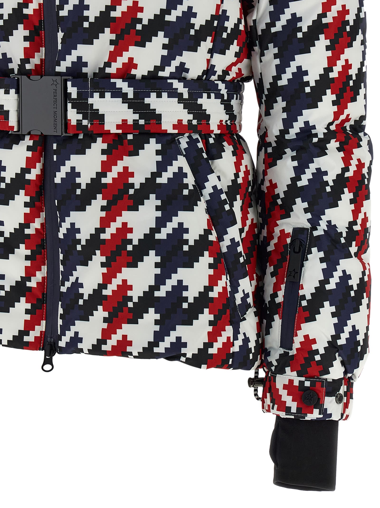 Perfect Moment Candice Down Jacket In Multi