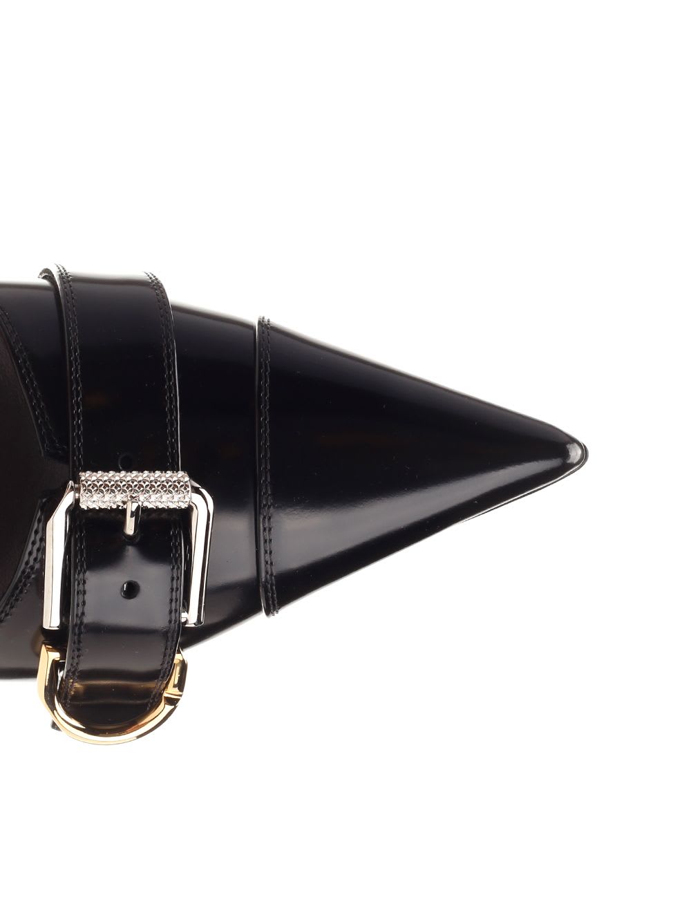 Shop Givenchy Voyou Slingback In Black