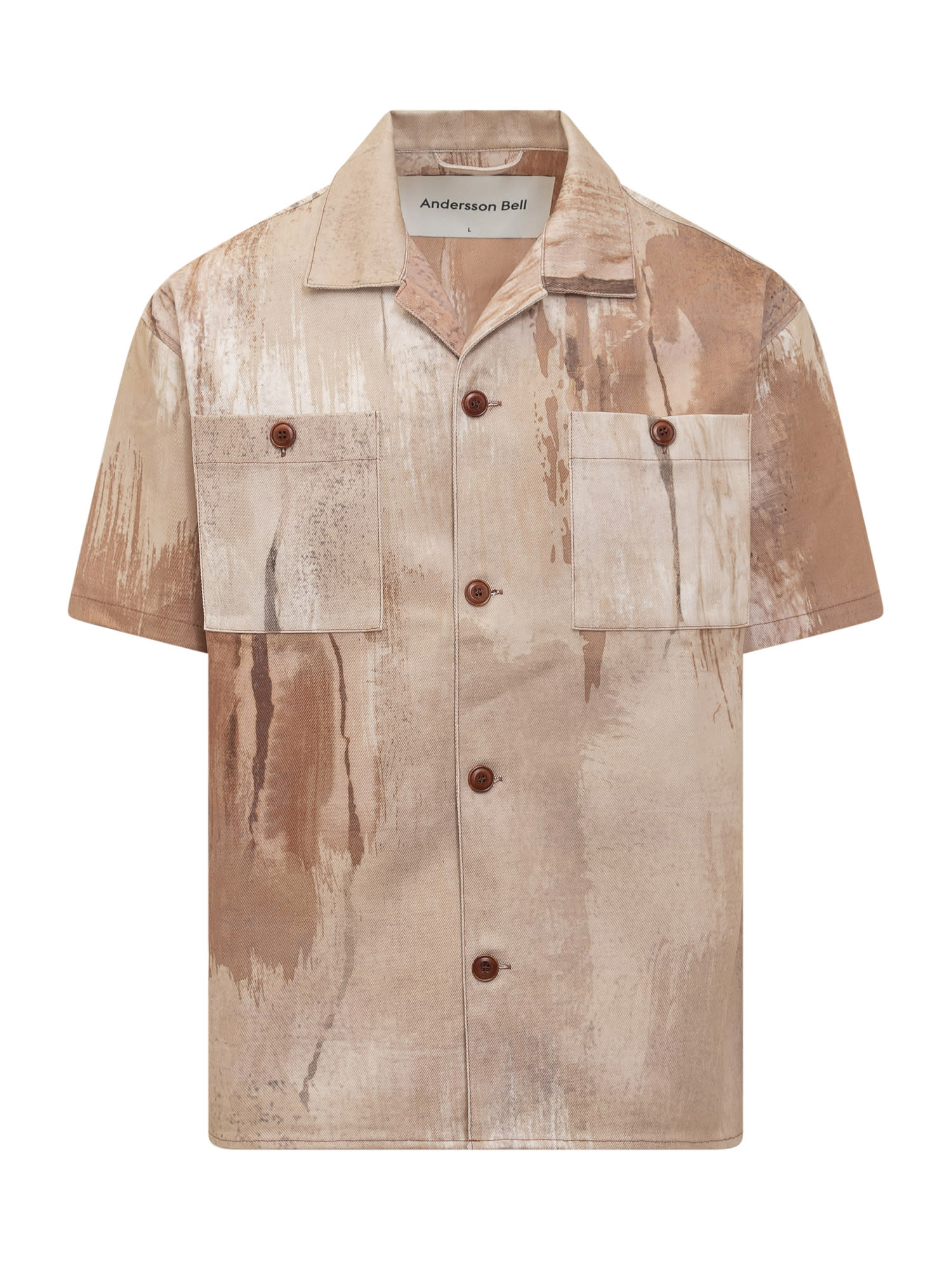 Shop Andersson Bell Tie Dye Shirt In Sand