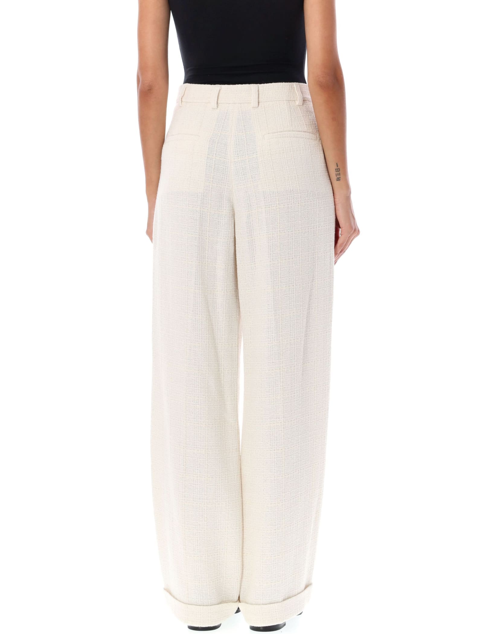 Shop Apc Melissa Pant In Ecru