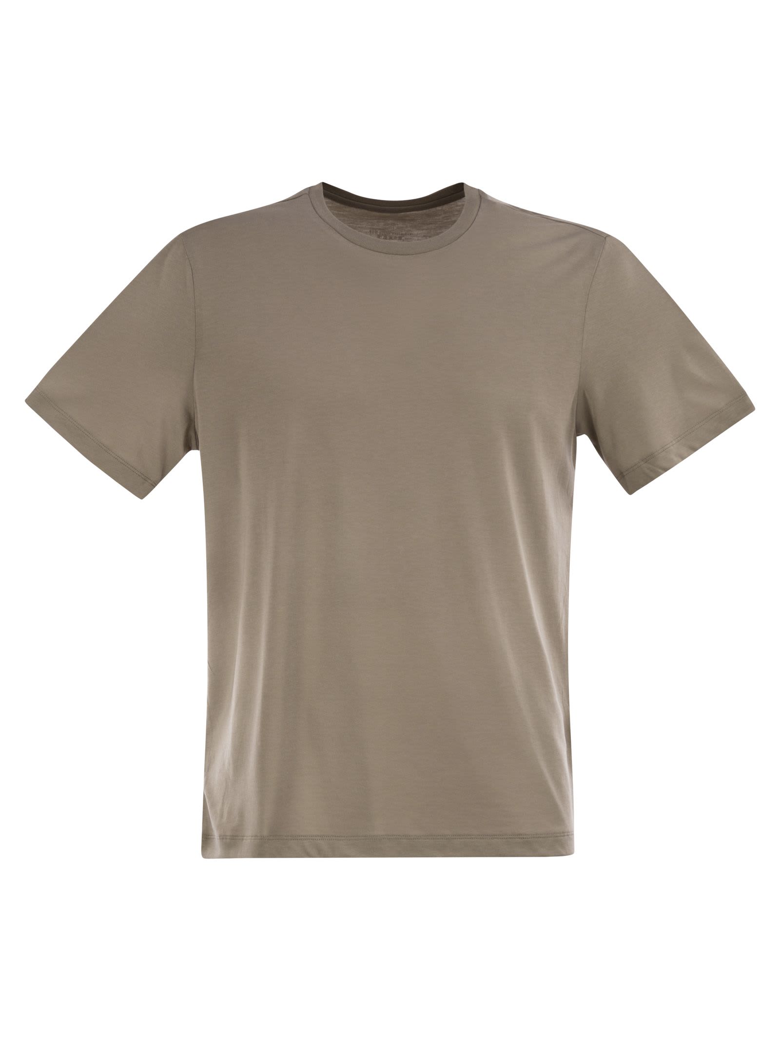 Lyocell Crew-neck T-shirt