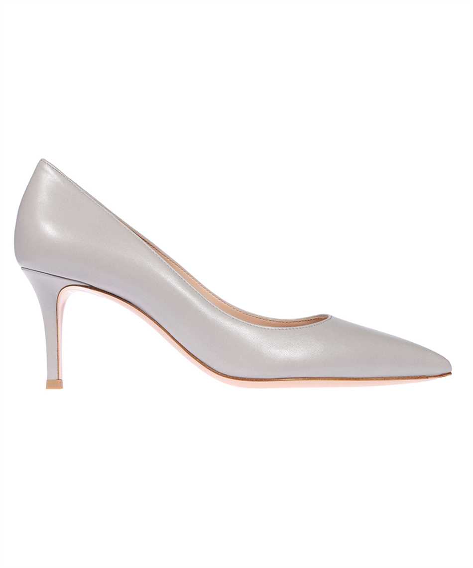 Shop Gianvito Rossi Leather Pumps In Grey