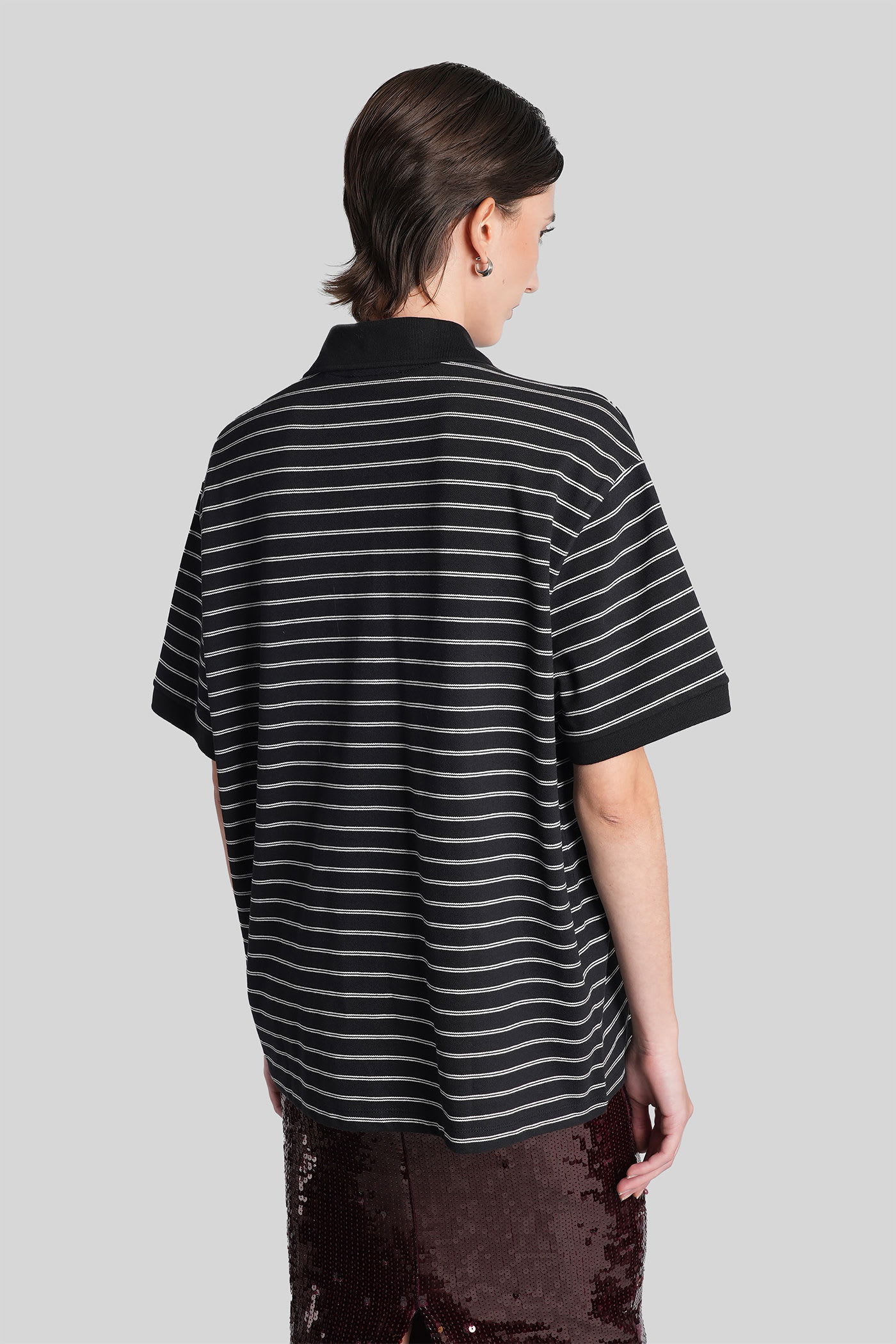 Rotate Birger Christensen Polo With Logo In Black