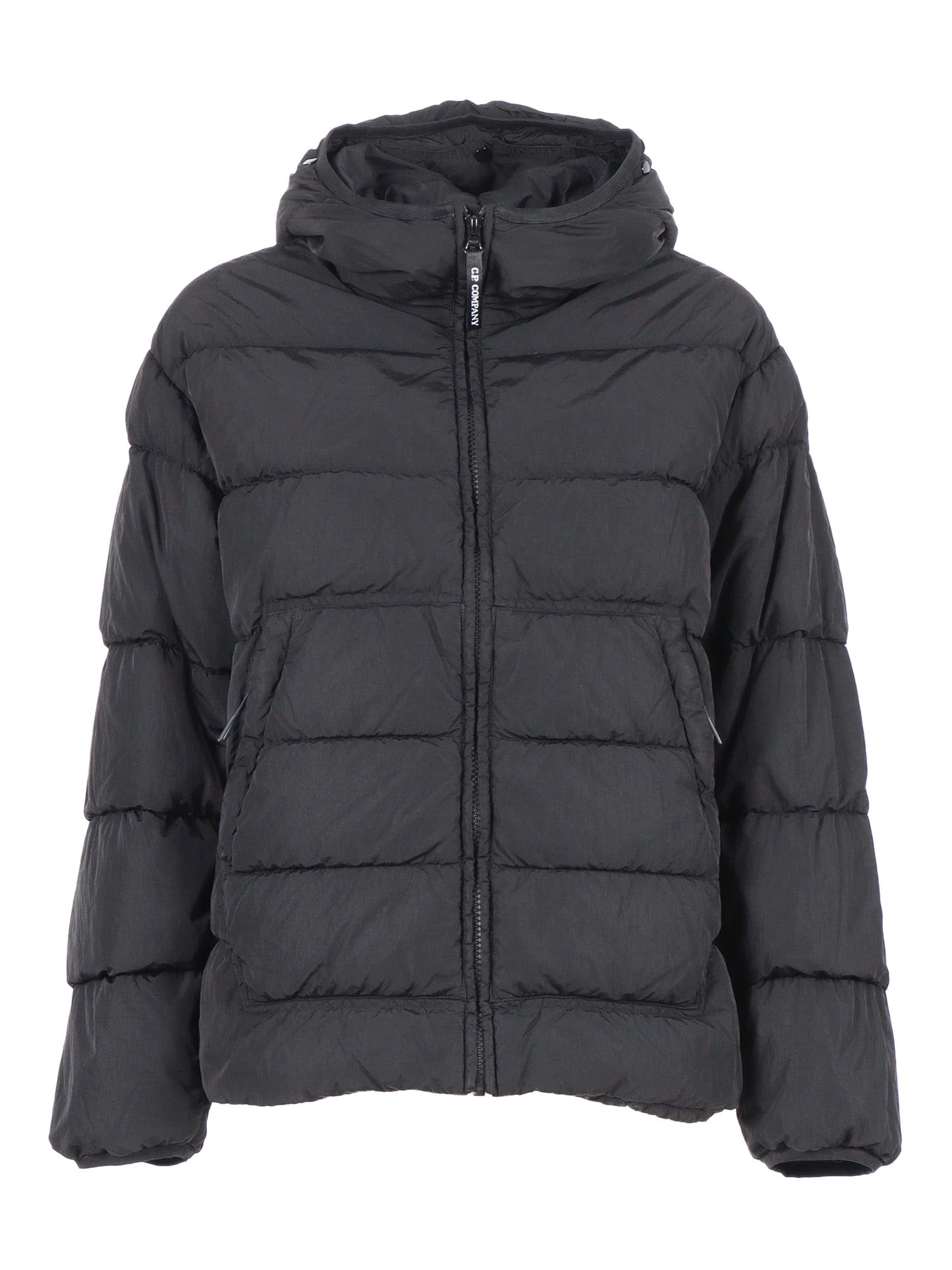 C.p. Company Undersixteen Down Jacket In Black