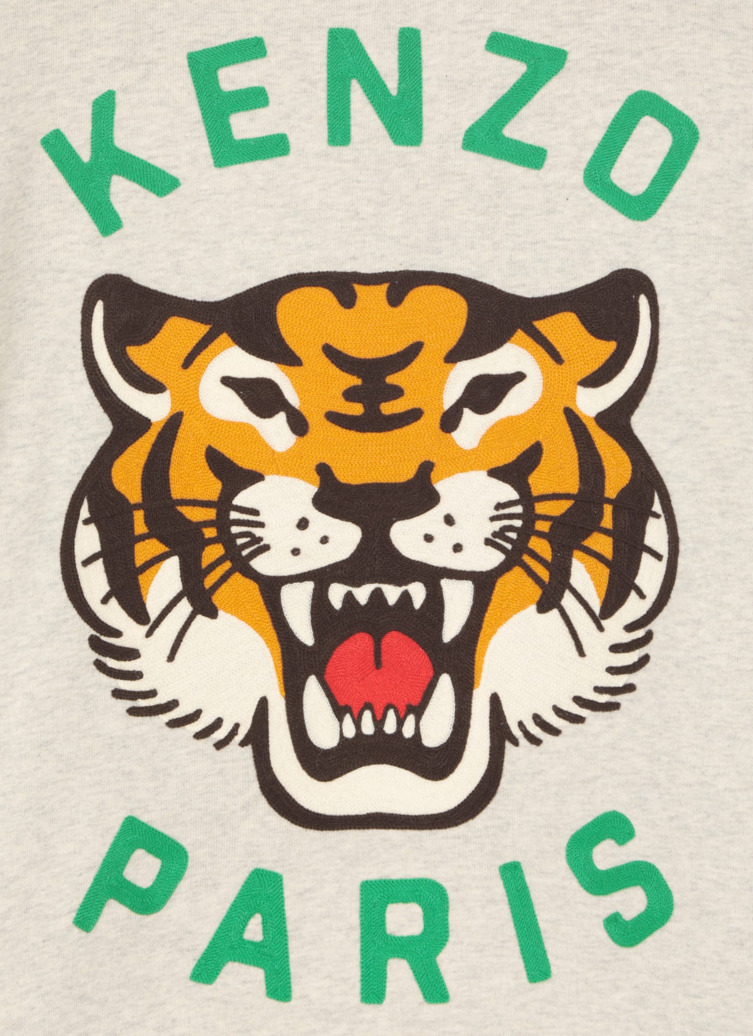 Shop Kenzo Lucky Tiger Sweatshirt In Grey