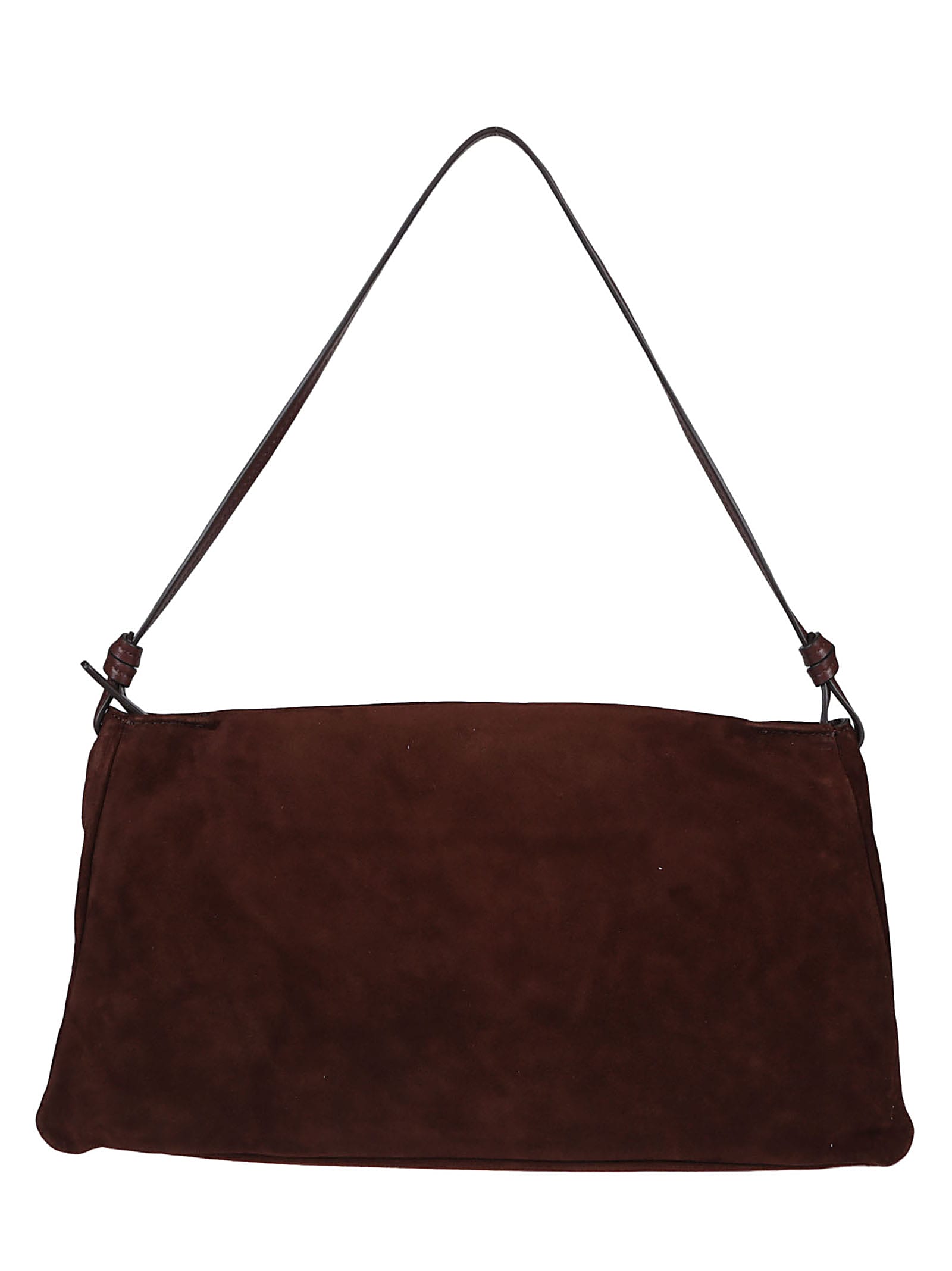 Shop Staud Wally Shoulder Bag In Maho Mahogany