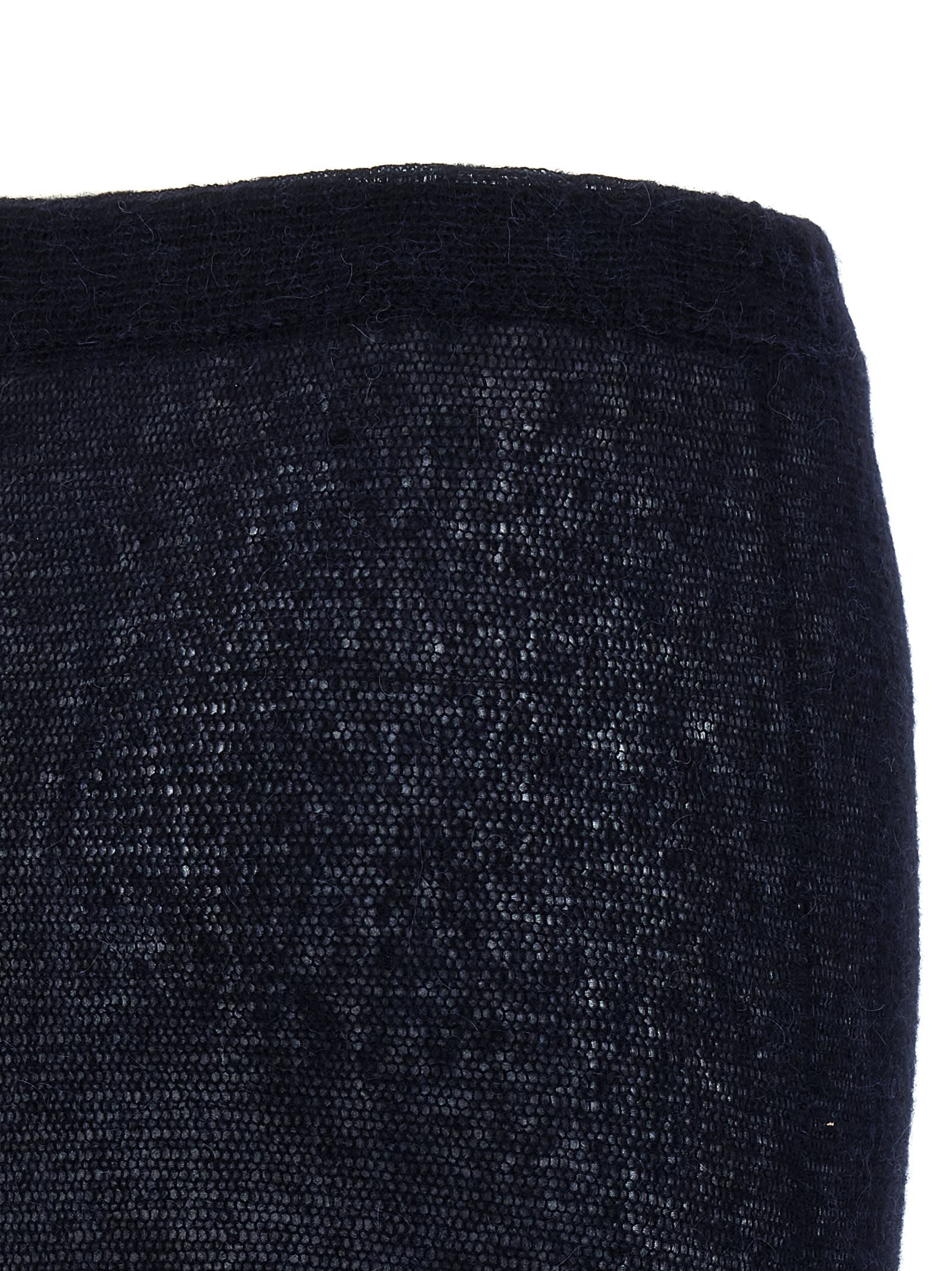Magda Butrym Knitwear 16 Skirt Elastic Waistband In Black