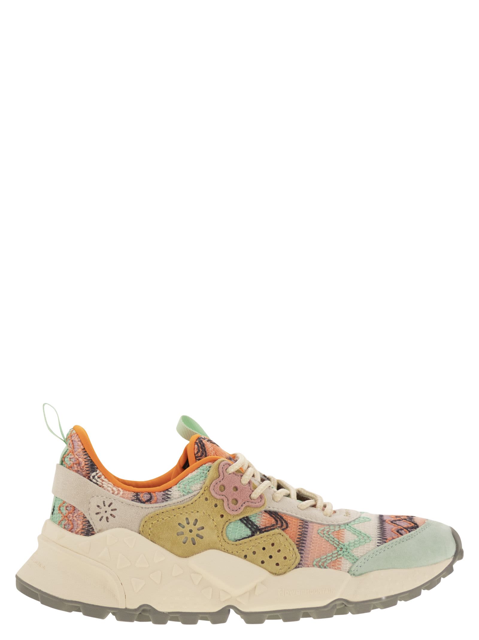 Kotetsu - Sneakers In Suede And Technical Fabric