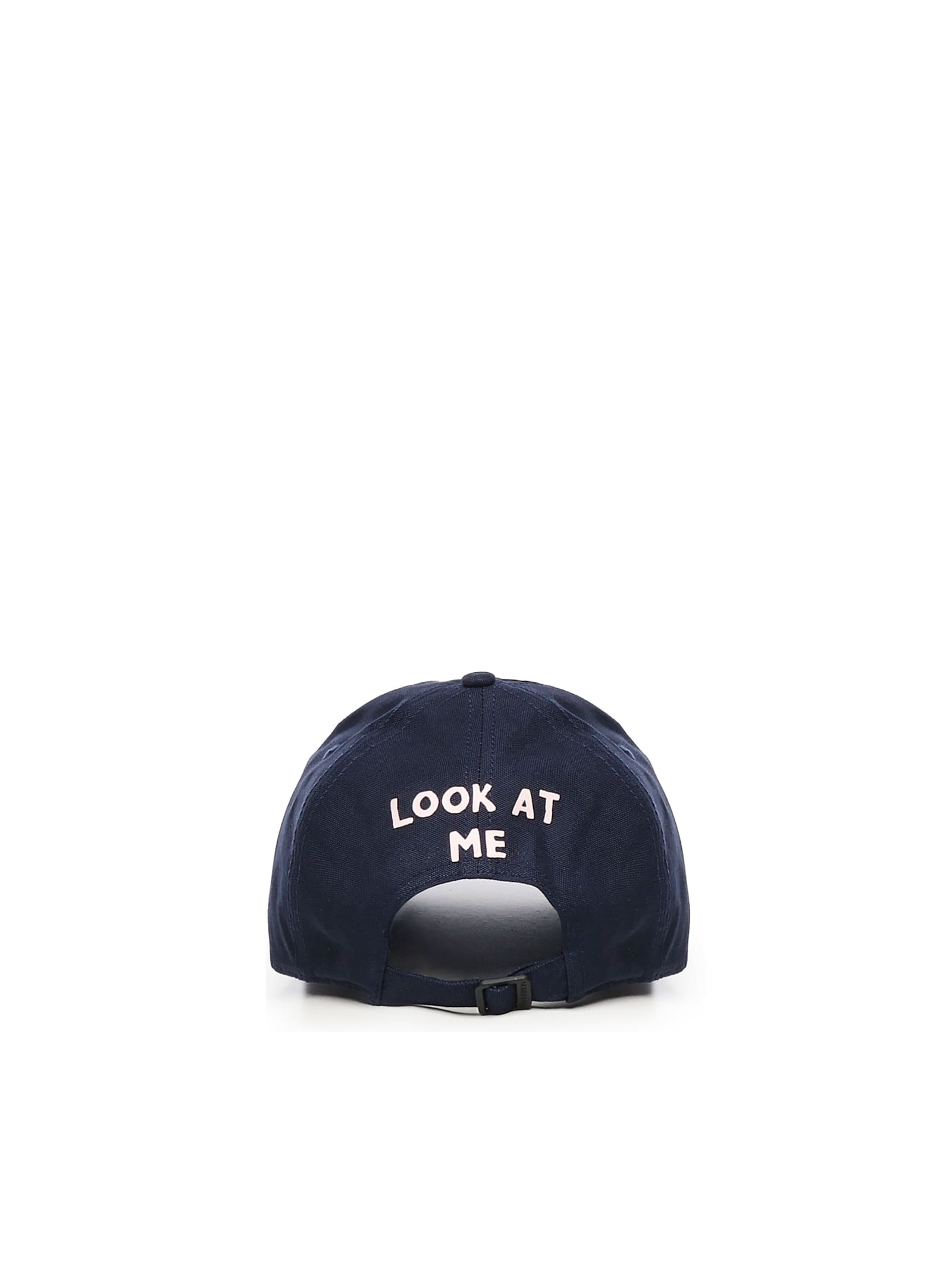 Jw Anderson Denim Baseball Cap With Anchor Logo In Navy
