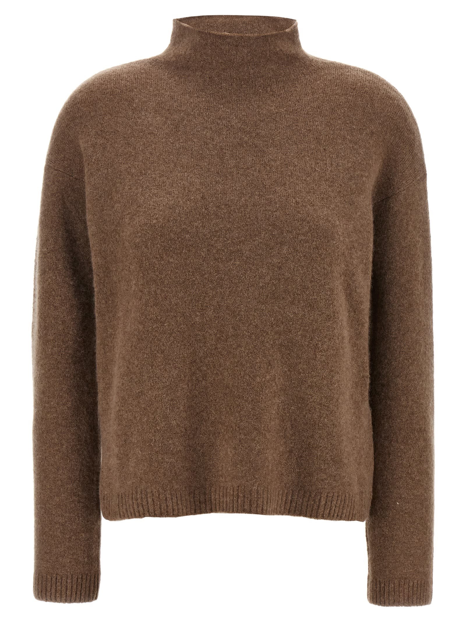 Max Mara Gianna Turtleneck Sweater In Brown