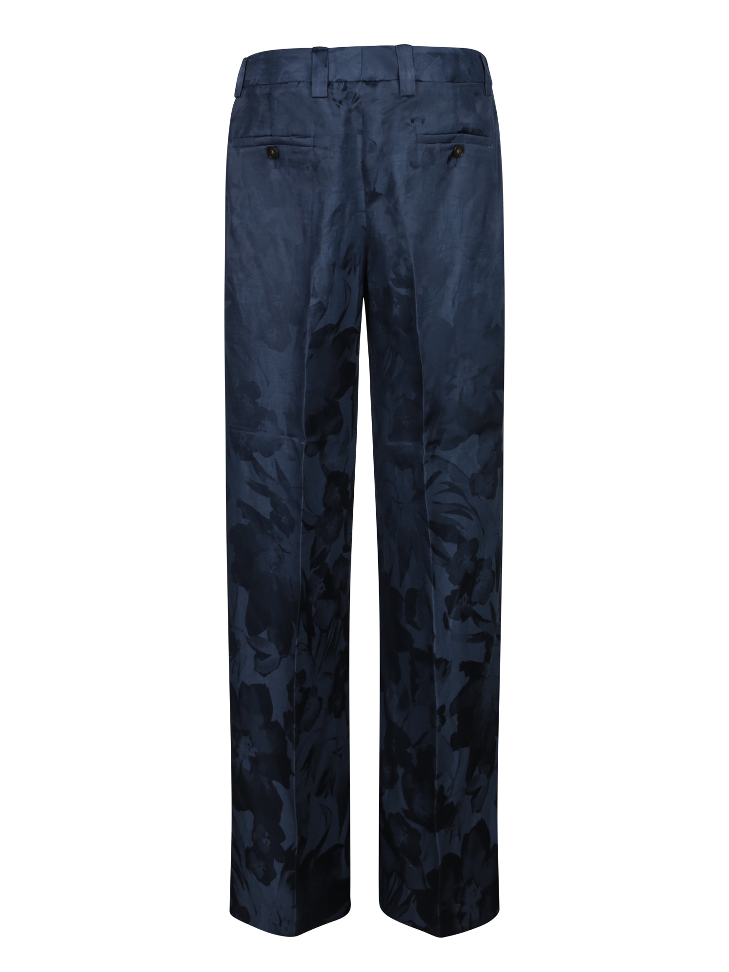 Incotex Belt Loops Slacks In Blue