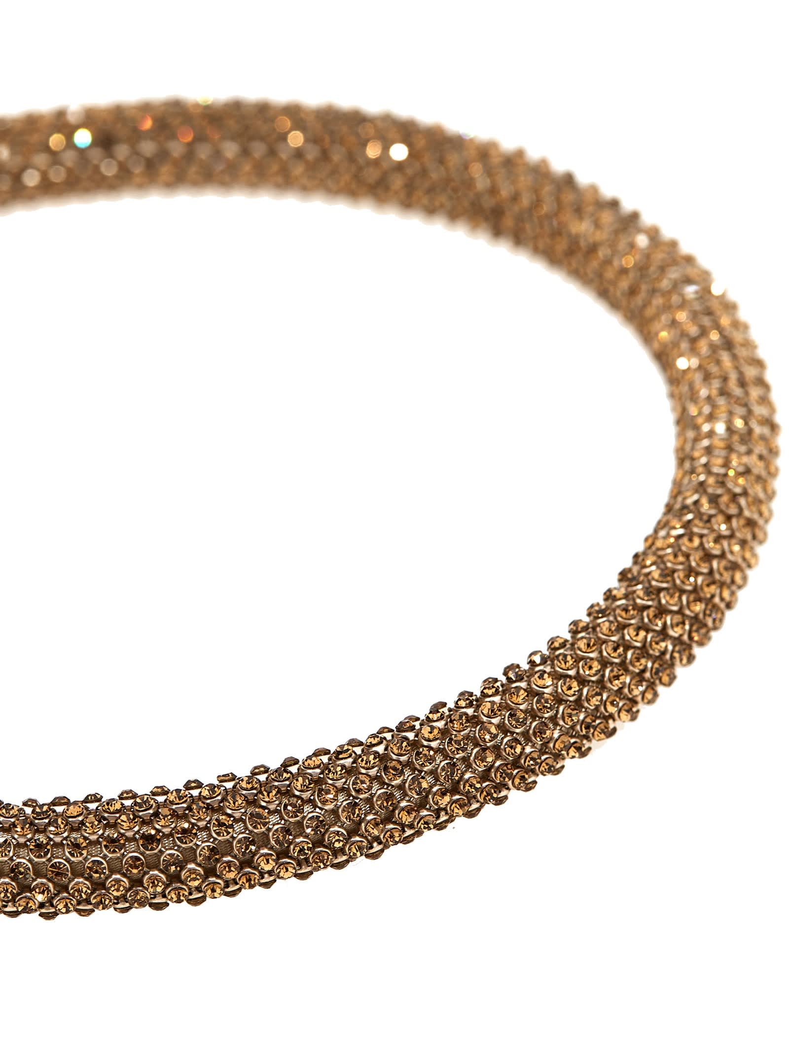 Shop Rabanne Gold Pixel Necklace