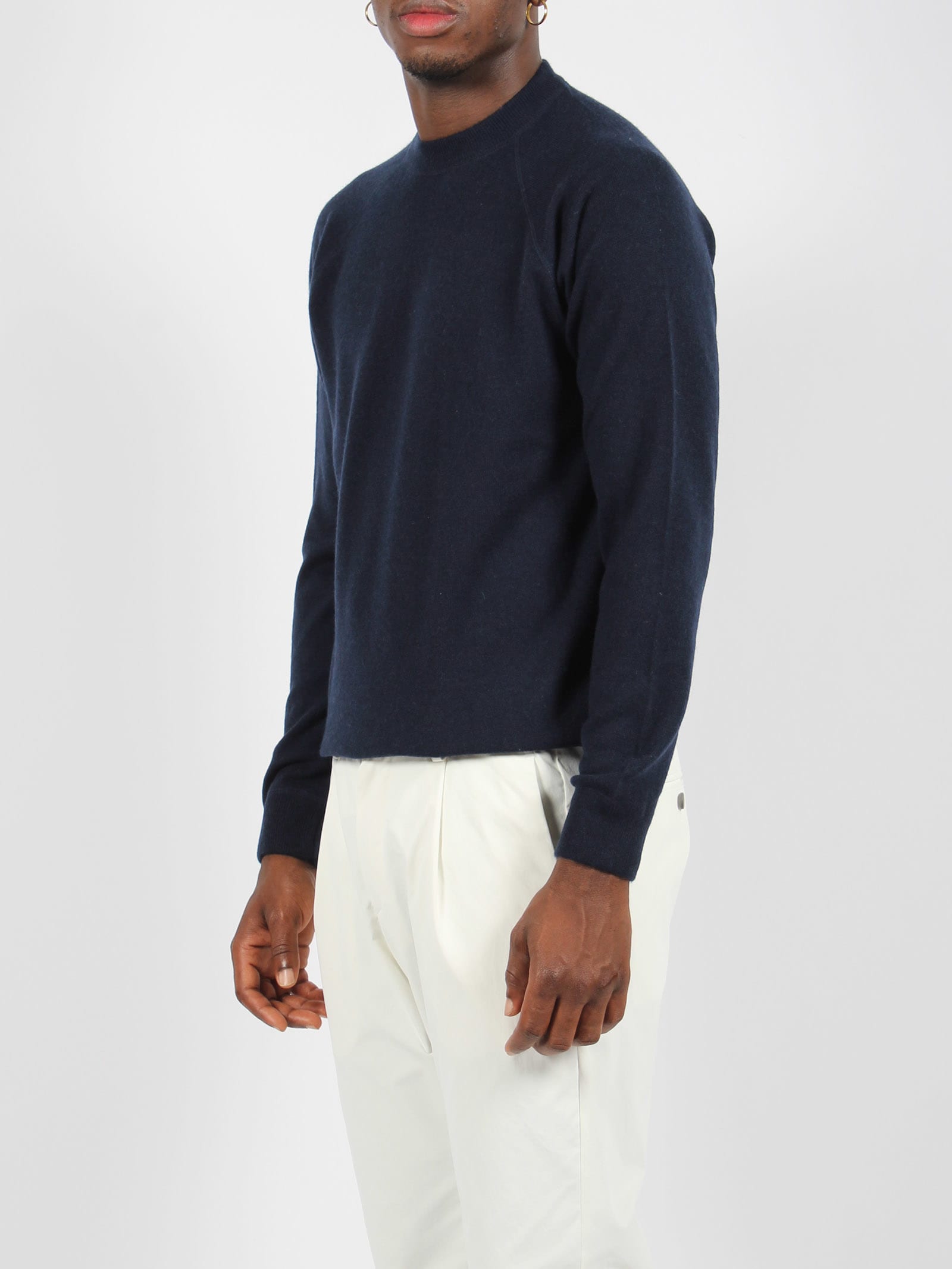 Shop Herno Plain Cashmere Resort Sweater In Blue