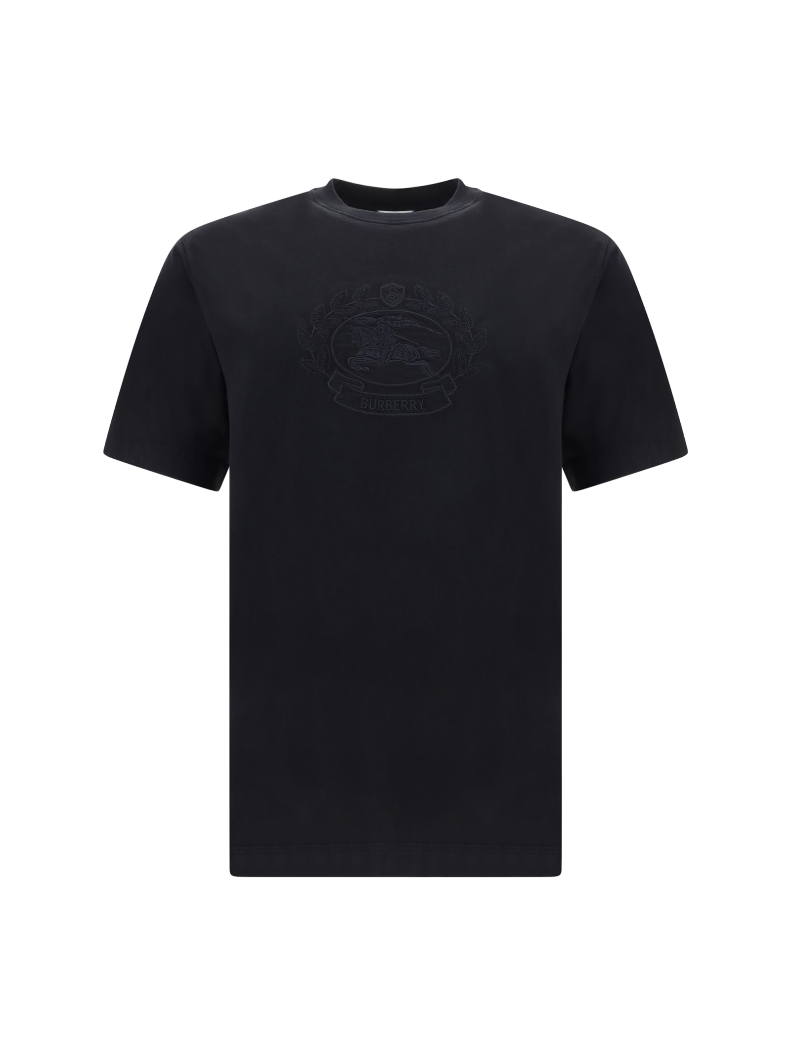 Shop Burberry T-shirt In Black