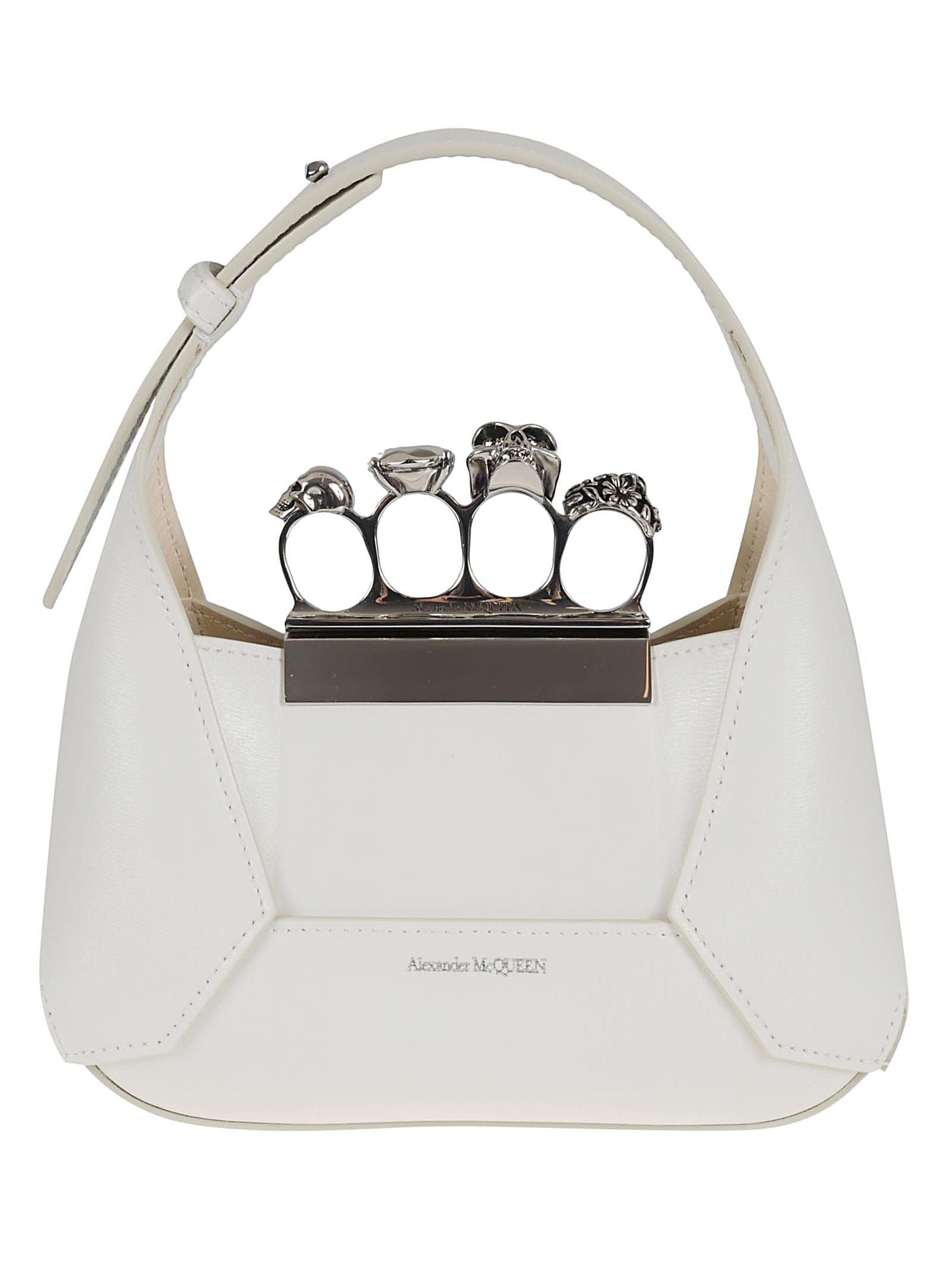 Alexander McQueen Jeweled Hobo Mini Shoulder Bag