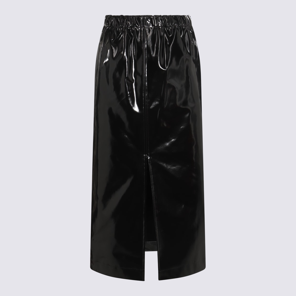 Shop Maison Margiela Black Skirt