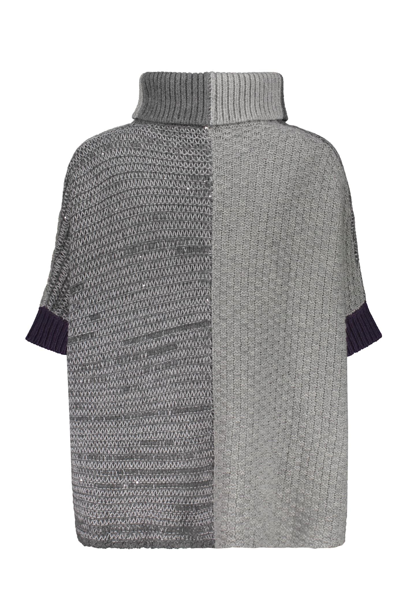 Lorena Antoniazzi Turtleneck Sweater In Grey
