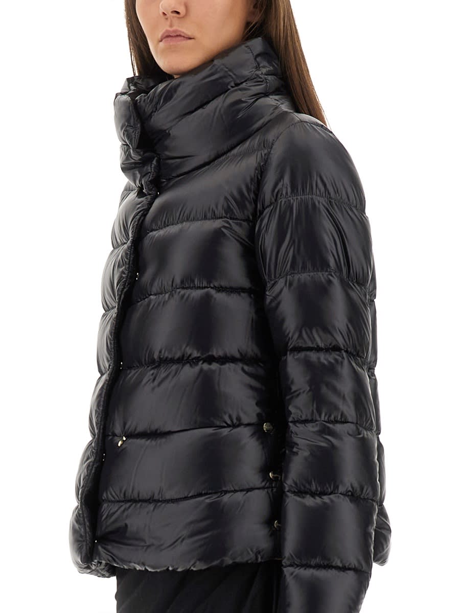 Herno Ultralight Nylon Hood In Black