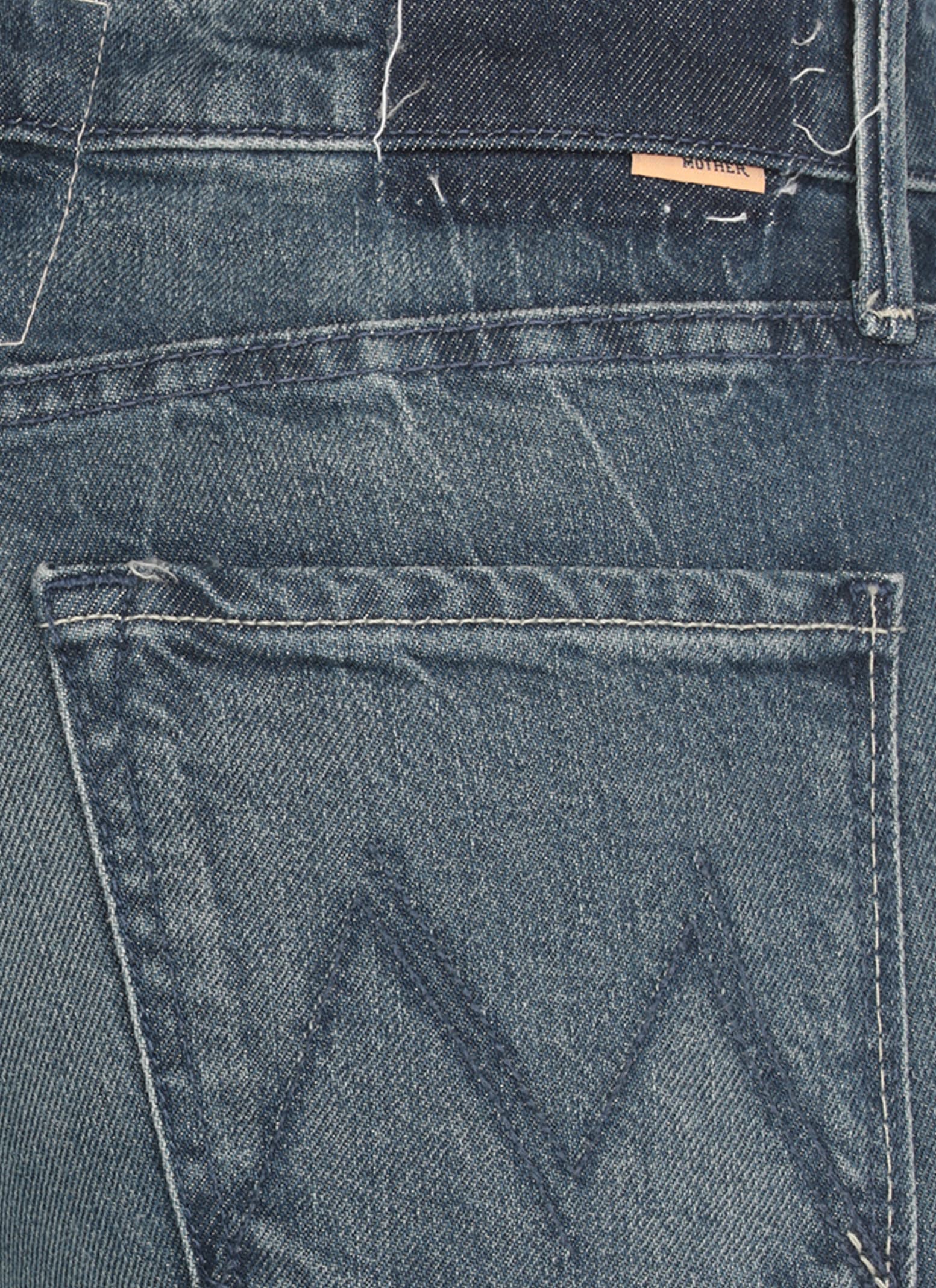 Mother The Twister Sneak Jeans In Blue