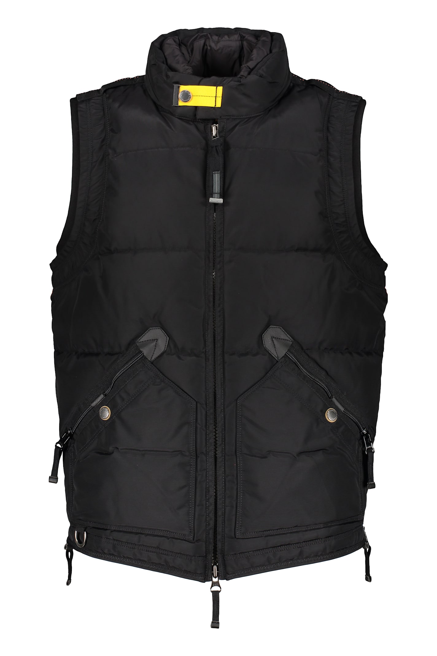 Parajumpers Elegant Black Vest And Functional For Outdoor In Black