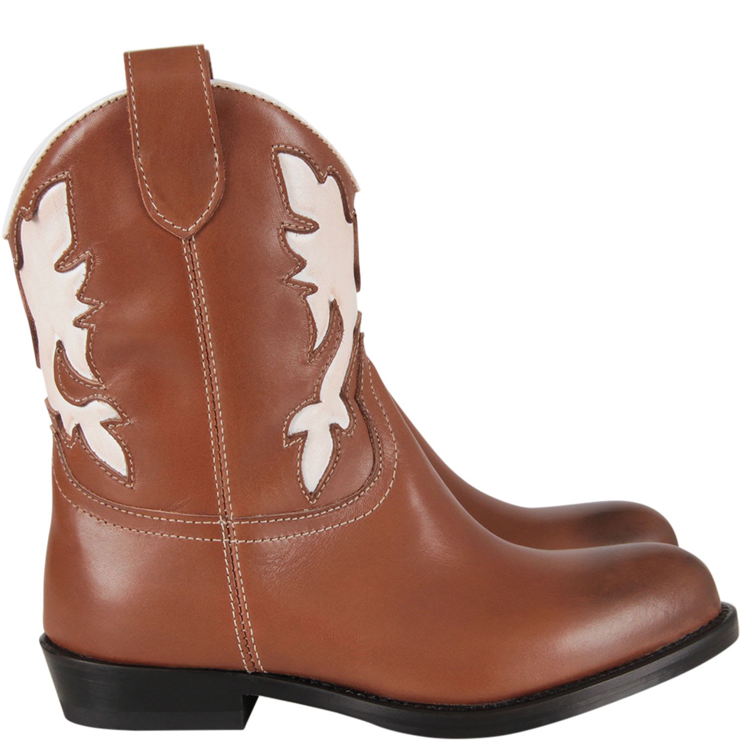 Gallucci Brown Texan For Girl Boot